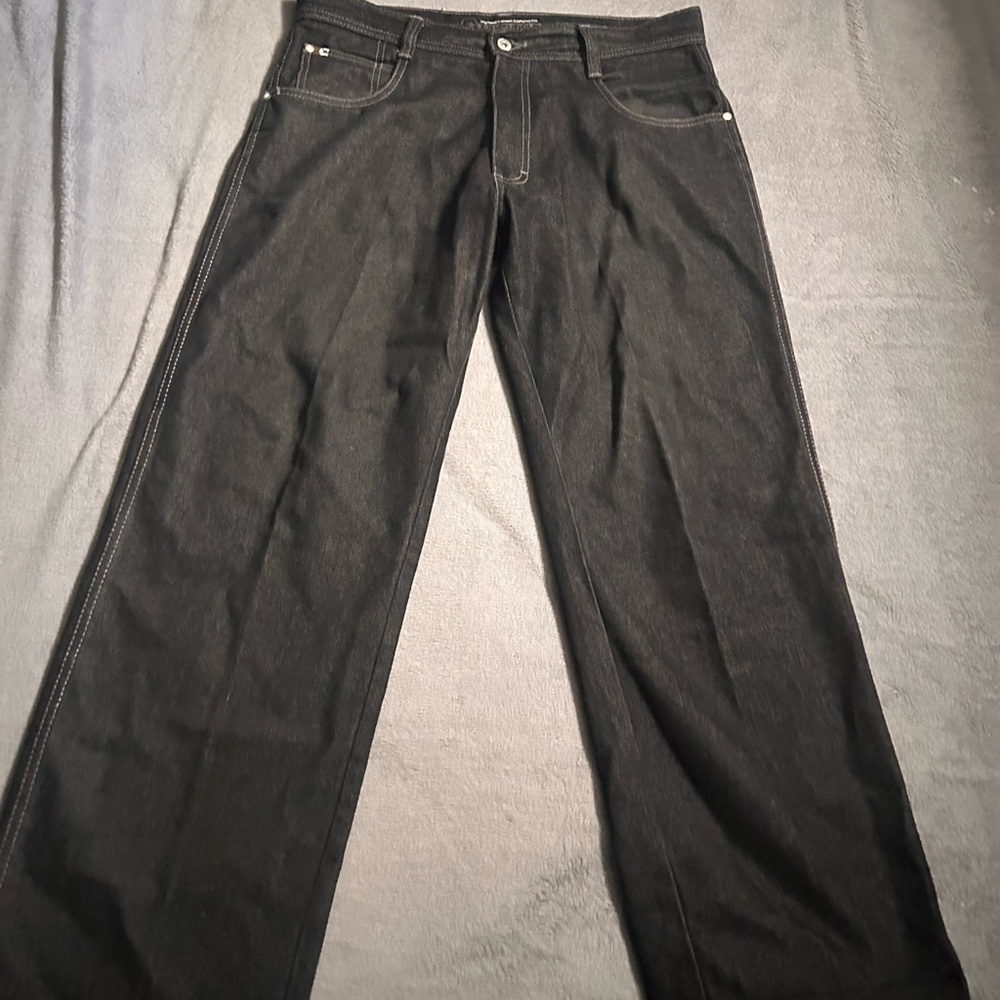 Black SouthPole Denim Size 34x32 Baggy Fit used like new